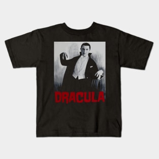 Dracula Vintage Poster Design Kids T-Shirt